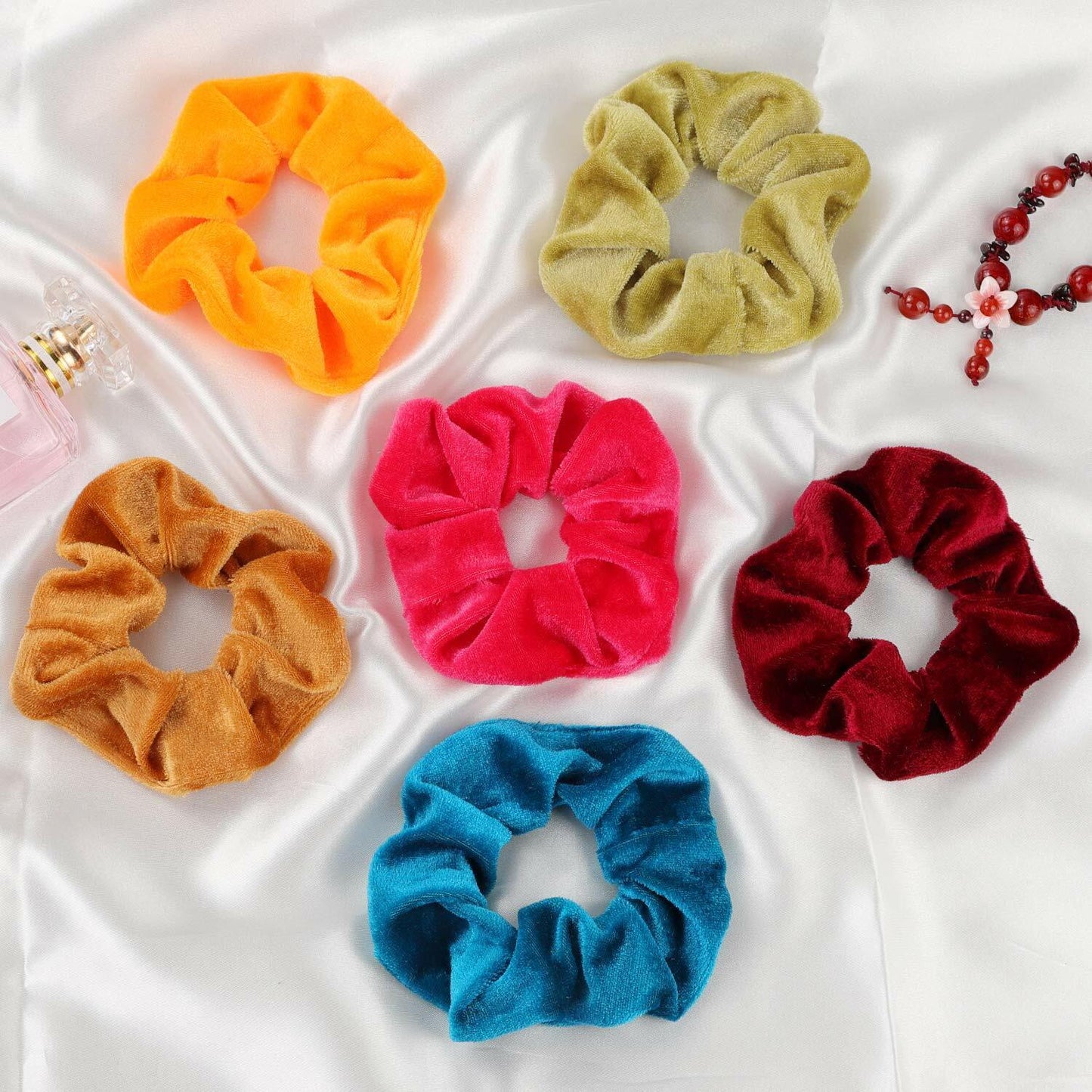 20 Pack Women Girl Hair Scrunchies Velvet Elastic Hair Bands Scrunchy Rope Ties