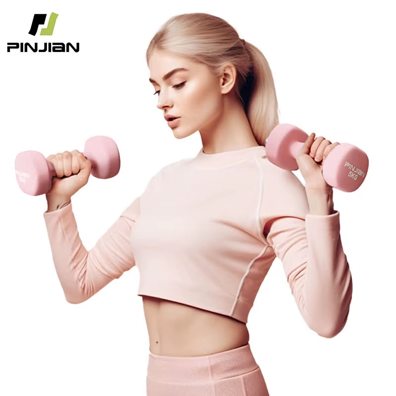 2Pcs Dumbbell Fitness Equipment Stable Durable Dumbbell 0.5Kg Weight Bodybuilding Training at Home for Women Fitness Equipment