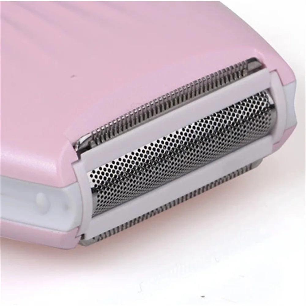 Electric Shavers for Women Ladies or Womens Shaver Hair Razor Trimmer Shell Shape Rechargeable Wet and Dry Use - PINK