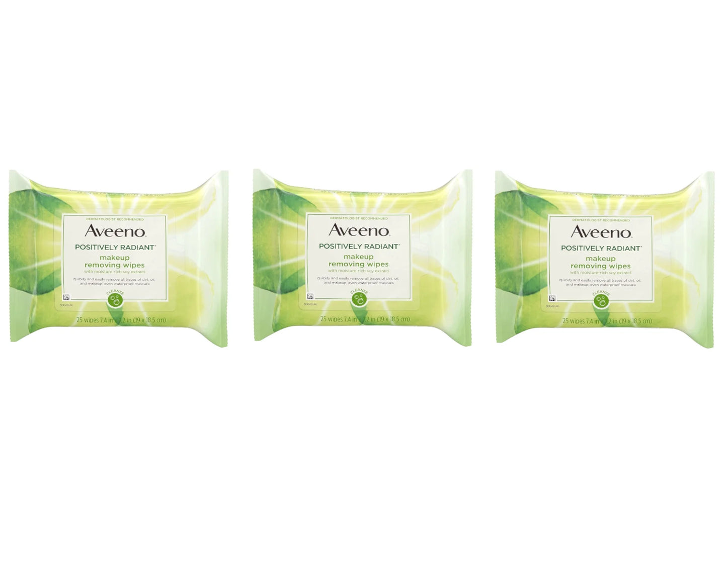 Positively Radiant Makeup Removing Wipes - 25 Ea, 3 Pack